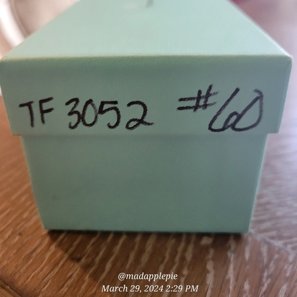 Tiffany & Co TF3052 Aviator Crystal Polorized Sunglasses Designer Luxury #60 - Picture 16 of 16